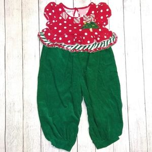 Bonnie Jean Xmas Jumpsuit